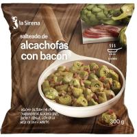 Salteado de alcachofa-bacón-cebolla LA SIRENA, bandeja 300 g