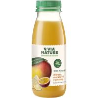 Suc mango-maracuya-ginseng vital. VIA NATURE, ampolla 250 ml