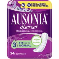 Compresa normal AUSONIA DISCREET, paquete 24 uds