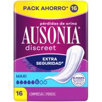 Compresa maxi AUSONIA DISCREET, paquet 16 u