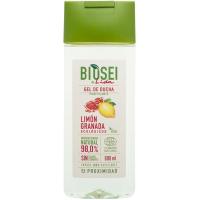 Gel de baño limón-granada ecológicos BIOSEI, bote 600 ml