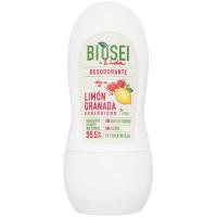 Desodorant llimona-granada BIOSEI, roll on 50 ml