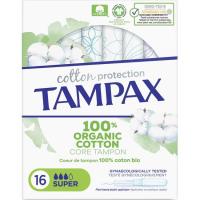 Tampón super TAMPAX NATURALS, caja 16 uds