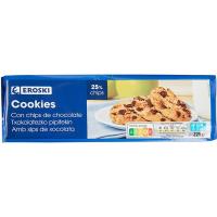 Galeta cookies sense palma EROSKI, paquet 225 g