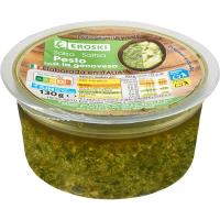 Salsa Pesto Genovés EROSKI, tarrina 130 g