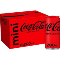 Refresc de cola COCA COLA Zero, pack 6x20 cl