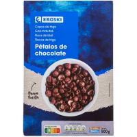 Cereals pètals de blat de xocolata EROSKI, caixa 500 g