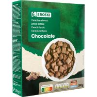 Cereals farcits de xocolata EROSKI, caixa 500 g