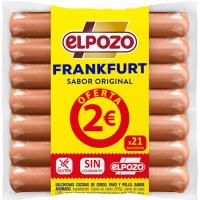 Salsitxes Frankfurt ELPOZO, pack 3x160 g