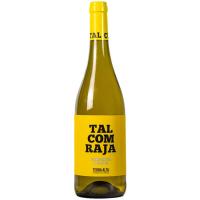 Vino blanco D.O.Terra alta TALCOMRAJA, botella 75 cl