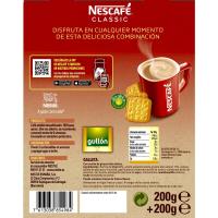 Café soluble descafeinado NESCAFE, frasco 200 g + Regalo