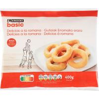 Delícies a la romana EROSKI basic, bossa 400 g