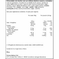 Barrita de chocolate T4 KINDER COUNTRY, paquete 94 g
