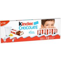 Chocolatina infantil T12 KINDER, caja 151,2 g