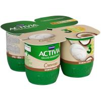 Activia cremoso de coco ACTIVIA, pack 4x115 g
