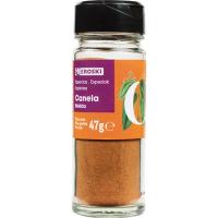 Canela molida para sazonar EROSKI, frasco 47 g