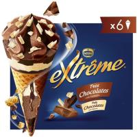 Con 3 xocolates EXTREME, 6 u caixa 432 g