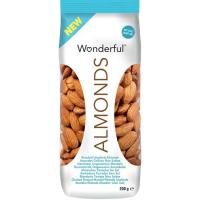 Almendras tostadas sin sal WONDERFUL, bolsa 200 g