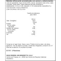 Beguda isotònica sabor nabius UPGRADE, botellín 50 cl