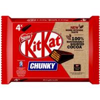 Barretes Chunky de xocolata amb llet KIT KAT, pack 4x40 g