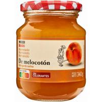 Mermelada de melocotón EROSKI basic, frasco 340 g