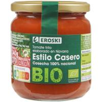 Tomate frito casero EROSKI BIO, frasco 340 g