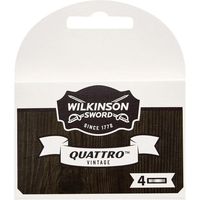 Cargador de afeitar WILKINSON Quattro Vintage, pack 4 uds.