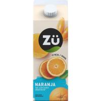 Néctar de naranja exprimida sin azúcar ZÜ, brik 1,75 litros