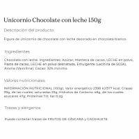 Figura unicornio SIMON COLL, caja 150 g