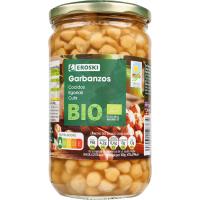 Cigró cuit EROSKI BIO, flascó 400 g