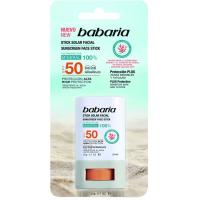 Estic solar facial zones sensibles SPF50 BABARIA, stick 20 g