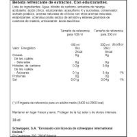 Refresc cítric amb gas SCHWEPPES ZERO, llauna 33 cl