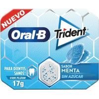 Xiclet de menta oral-b TRIDENT, paquet 17 g