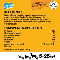 "Rodeo" duos de bacón-pollastre per a gos PEDIGREE, paquet 123 g