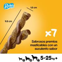 Rodeo duos de bacón-pollo para perro PEDIGREE, paquete 123 g