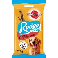 Rodeo duos de queso-buey para perro PEDIGREE, paquete 123 g