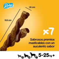 Rodeo duos de queso-buey para perro PEDIGREE, paquete 123 g