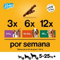 Rodeo duos de queso-buey para perro PEDIGREE, paquete 123 g