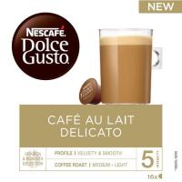Café delicato con leche intensidad 5 DOLCE GUSTO, caja 16 uds
