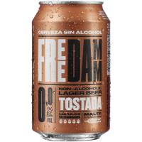 Cervesa torrada FREE DAMM, llauna 33 cl