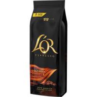 Cafè en gra origen Colòmbia L`OR, paquet 500 g