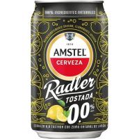 Cervesa 0.0 torrada AMSTEL RADLER, llauna 33 cl