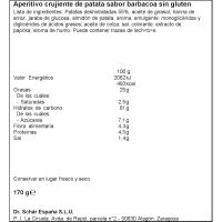 Snack Curvies con sabor a sin gluten SCHAR, paquete 170 g