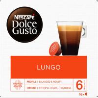 Café Lungo DOLCE GUSTO, caja 16 uds