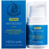 Crema facial antiedat per a home belle, dosificador 50 ml