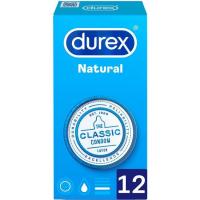 Preservatius natural plus DUREX, caixa 12 u