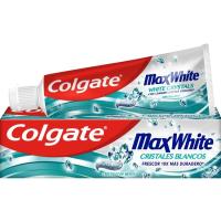 Dentífrico cristales blancos COLGATE  Max White, tubo 75 ml