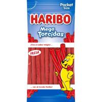 Torcidas de fresa HARIBO, bolsa 75 g