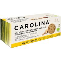 Galeta s/gluten Bio civada, quinoa CAROLINA, caixa 115 g
