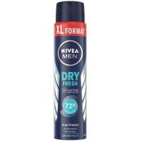 Desodorante para hombre dry fresh NIVEA, spray 250 ml